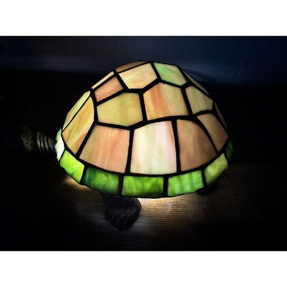 Tiffany Style Turtle Single Bulb Light - Picture 4 of 11